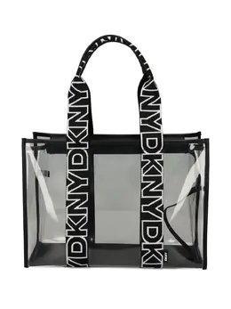 DKNY: Чёрная сумка-шоппер 