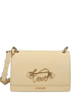 Love Moschino: Бежевая сумка 