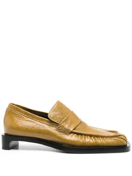 Jil Sander: Зелёные лоферы 