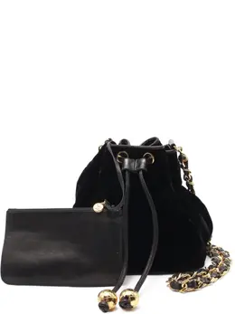 CHANEL Pre-Owned: Чёрная сумка 