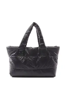 CHANEL Pre-Owned: Чёрная сумка-шоппер 