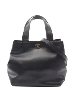 CHANEL Pre-Owned: Чёрная сумка 
