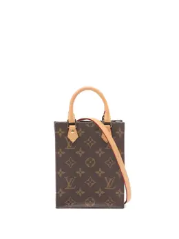 Louis Vuitton Pre-Owned: Коричневая сумка-шоппер 