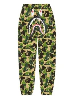 A BATHING APE®: Зелёные брюки 