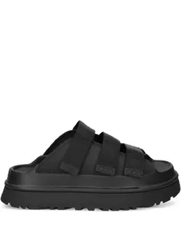 UGG: Чёрные сандалии 