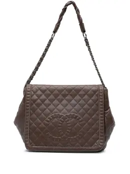 CHANEL Pre-Owned: Коричневая сумка 