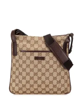 Gucci Pre-Owned: Коричневая сумка через плечо 