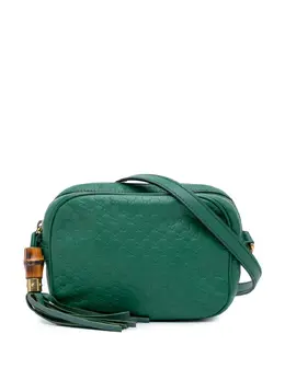 Gucci Pre-Owned: Зелёная сумка 