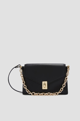 Furla: Чёрная сумка 