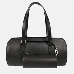 Louis Vuitton: Чёрная сумка  Épi