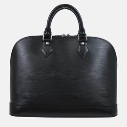 Louis Vuitton: Чёрная сумка  Épi