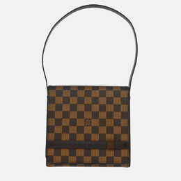 Louis Vuitton: Коричневая сумка 