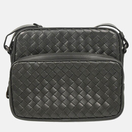 Bottega Veneta: Серая сумка  Intrecciato
