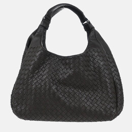 Bottega Veneta: Коричневая сумка  Intrecciato