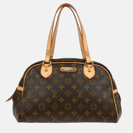 Louis Vuitton: Коричневая сумка 