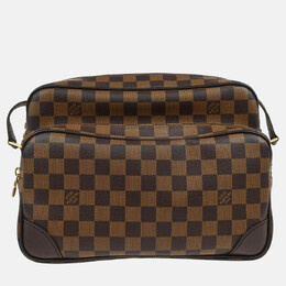 Louis Vuitton: Коричневая сумка 