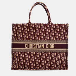 Dior: Красная сумка-шоппер 