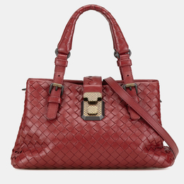 Bottega Veneta: Красная сумка  Intrecciato
