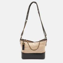 Chanel: Бежевая сумка 