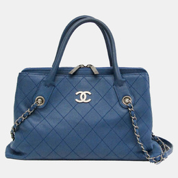 Chanel: Синяя сумка 