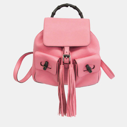 Gucci: Розовый рюкзак  Bamboo