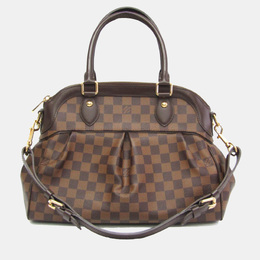 Louis Vuitton: Коричневая сумка 