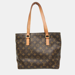 Louis Vuitton: Коричневая сумка-шоппер 