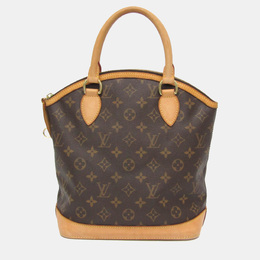 Louis Vuitton: Коричневая сумка  Lockit