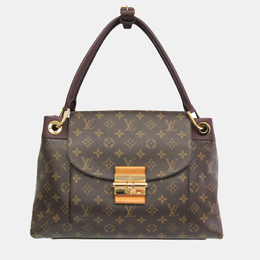 Louis Vuitton: Коричневая сумка 