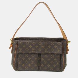 Louis Vuitton: Коричневая сумка 