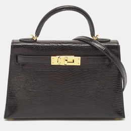 Hermes: Чёрная сумка  Kelly