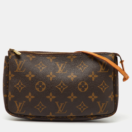 Louis Vuitton: Коричневая сумка  Pochette Accessoires