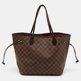 Louis Vuitton: Коричневая сумка  Neverfull MM