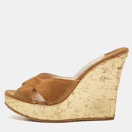 Jimmy Choo: Коричневые сандалии 