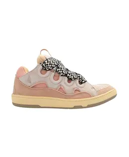 Lanvin: Розовые кроссовки  Curb