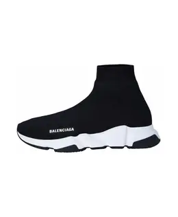 Balenciaga: Чёрные кроссовки  Speed