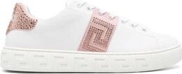 Versace: Розовые кроссовки 