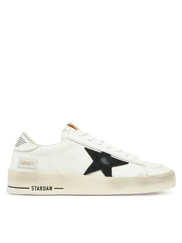 Golden Goose: Белые кроссовки  Stardan
