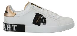 Dolce & Gabbana: Белые кроссовки 