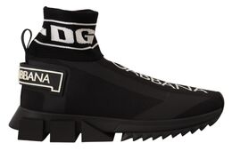 Dolce & Gabbana: Чёрные кроссовки 