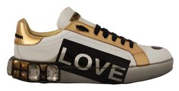 Dolce & Gabbana: Белые кроссовки 