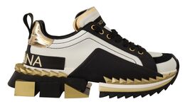 Dolce & Gabbana: Золотые кроссовки  Super King