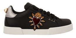 Dolce & Gabbana: Чёрные кроссовки 