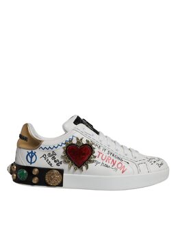 Dolce & Gabbana: Белые кеды 