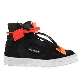 Off-White: Чёрные кроссовки 