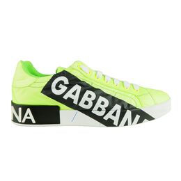 Dolce & Gabbana: Зелёные кроссовки 
