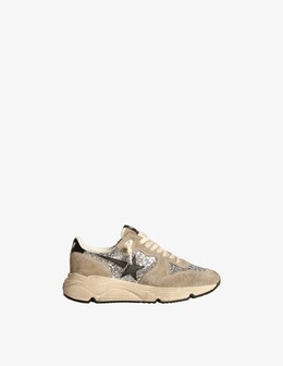 Golden Goose: Серебристые кроссовки  Star