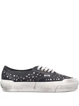 Vans: Чёрные кроссовки  Authentic