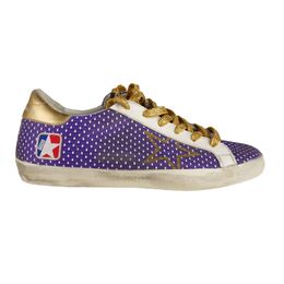 Golden Goose: Фиолетовые кроссовки 