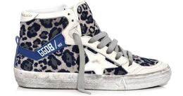 Golden Goose: Синие кроссовки 